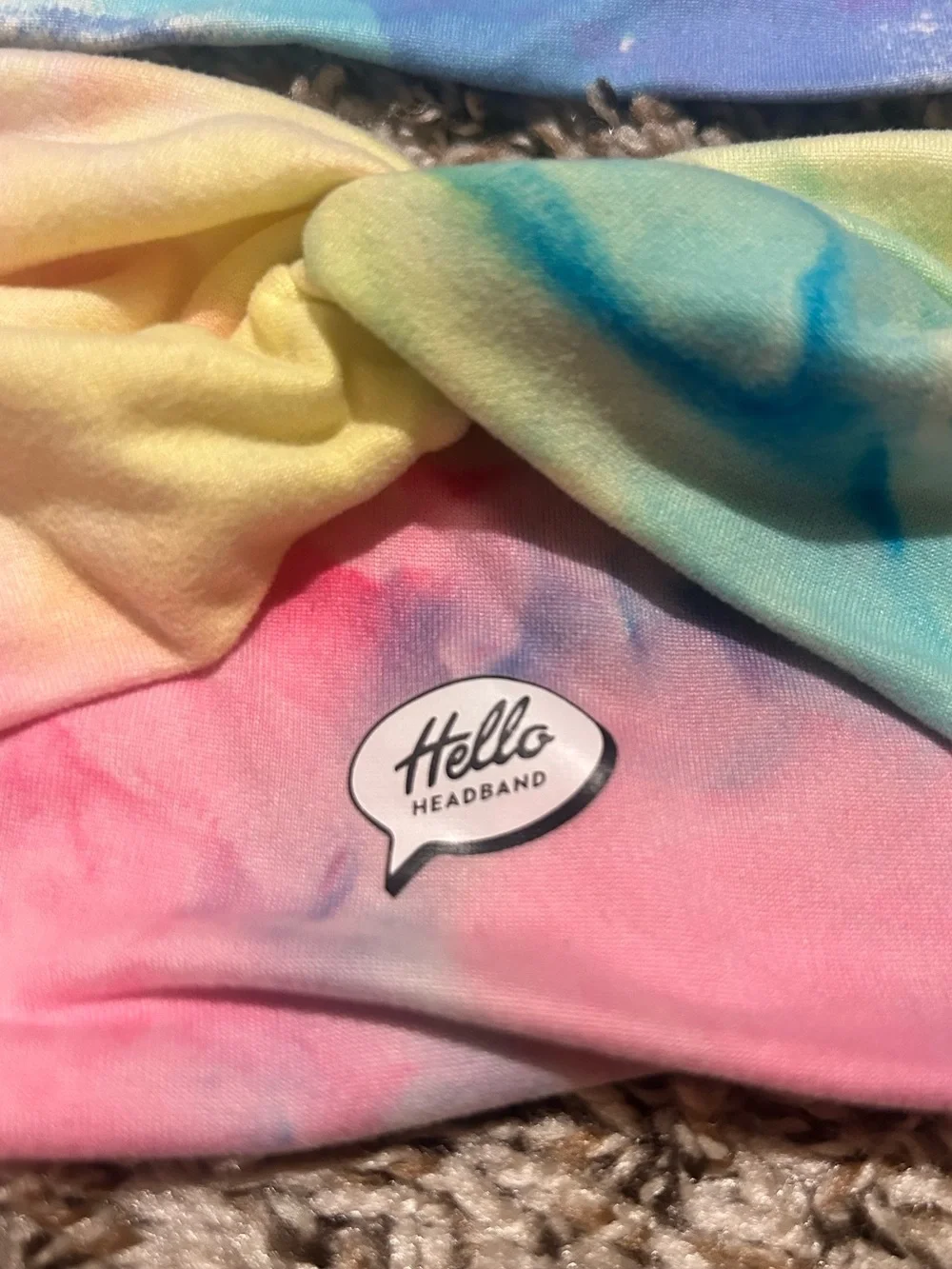 Hello Headband Tie Dye Knotted Headbands (2)